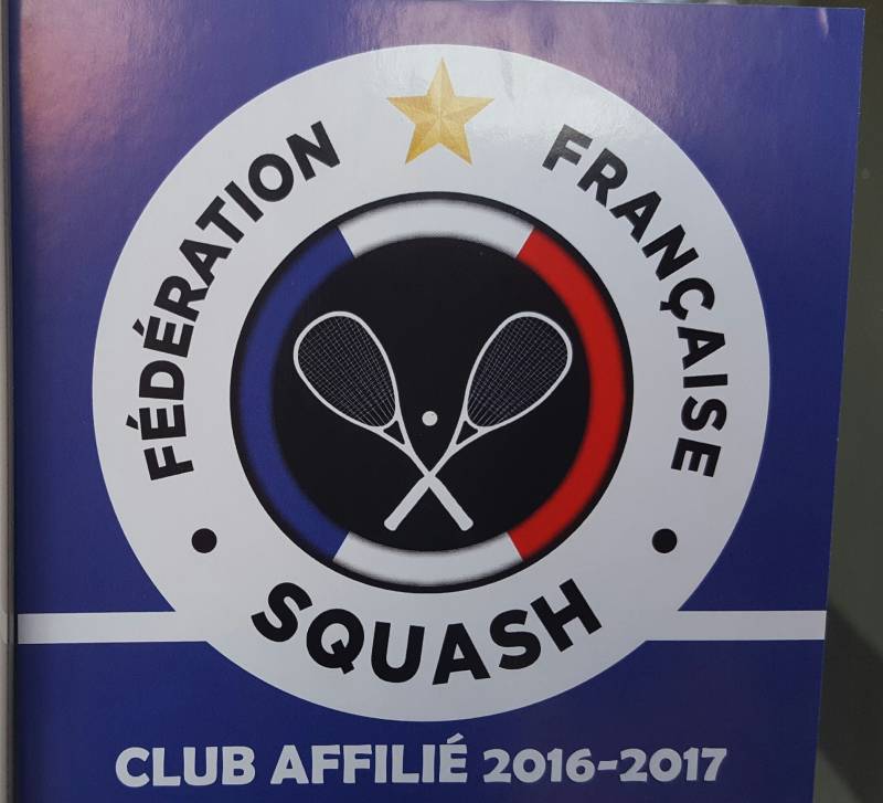 Club de squash affilié à la Fédération Française de Squash